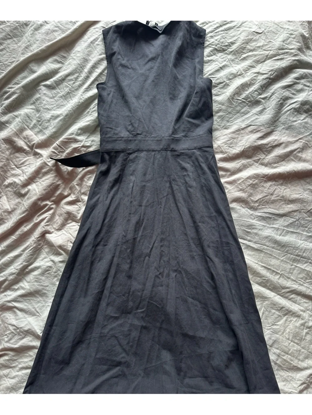 Theory Caliver 2 SL A-Line Wrap Dress Dark Navy Size 6 NWT - Picture 12 of 14